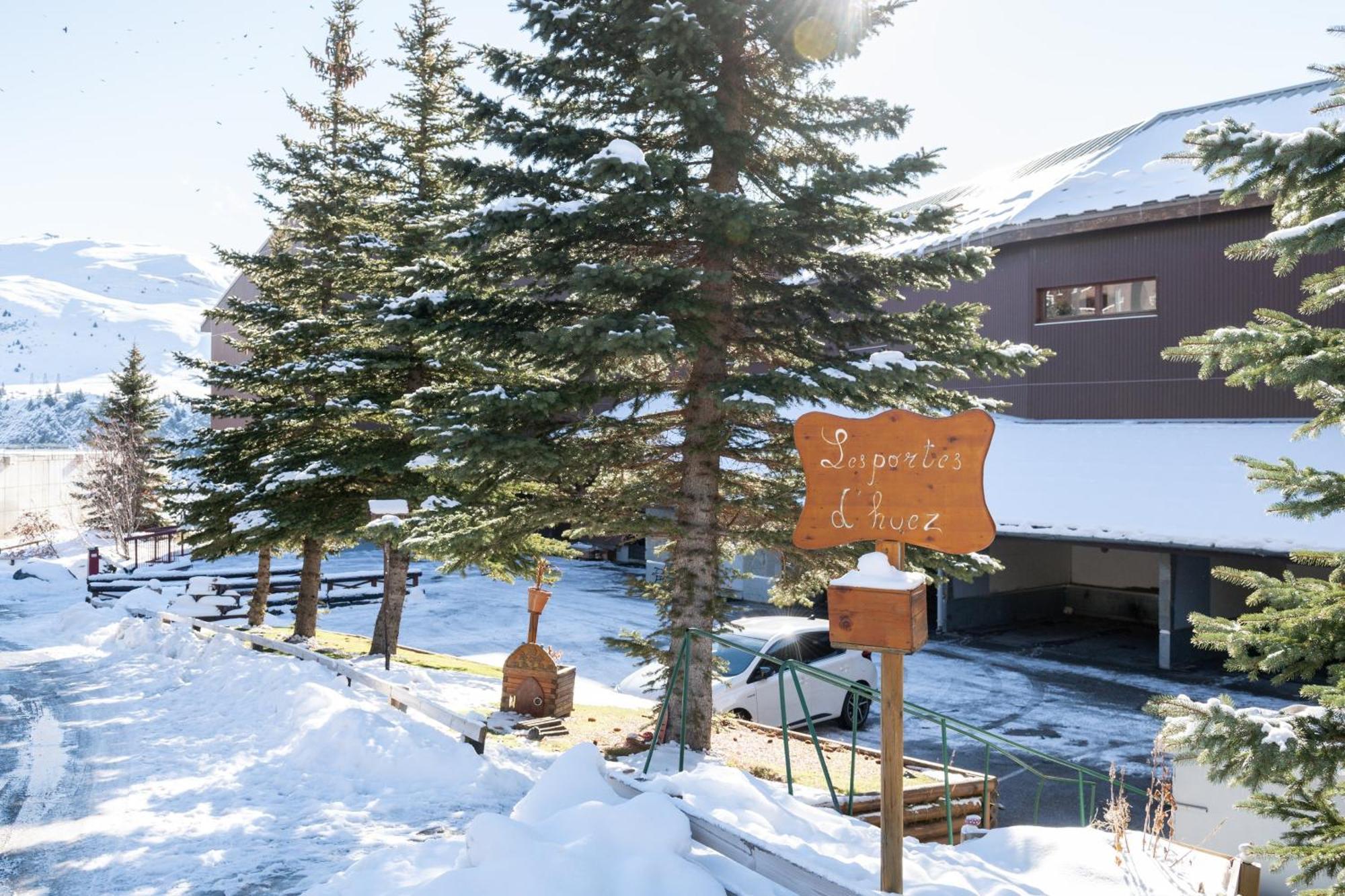 Appartement Confortable A L'Alpe D'Huez De 27 M² Avec Vue Montagne Екстериор снимка