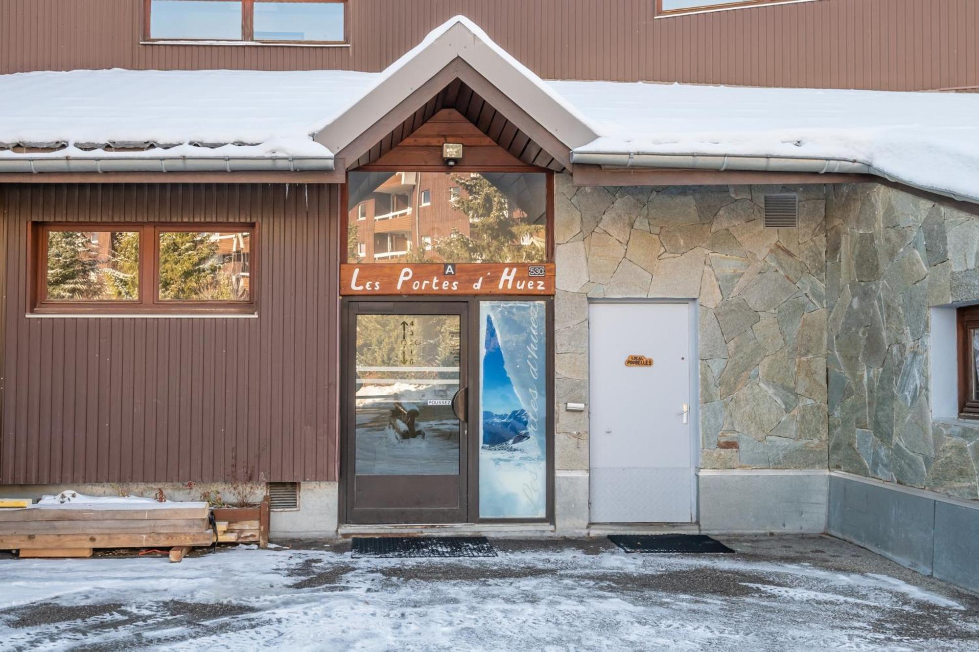 Appartement Confortable A L'Alpe D'Huez De 27 M² Avec Vue Montagne Екстериор снимка