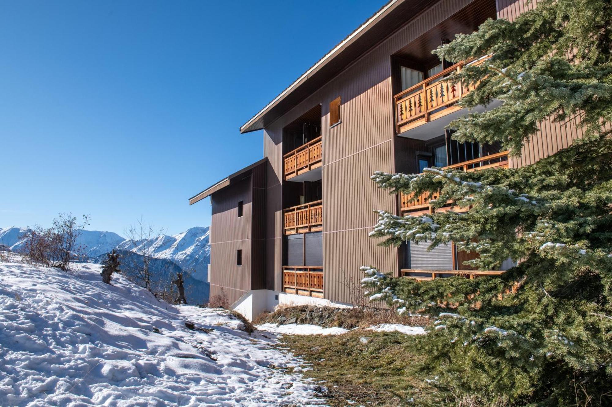 Appartement Confortable A L'Alpe D'Huez De 27 M² Avec Vue Montagne Екстериор снимка