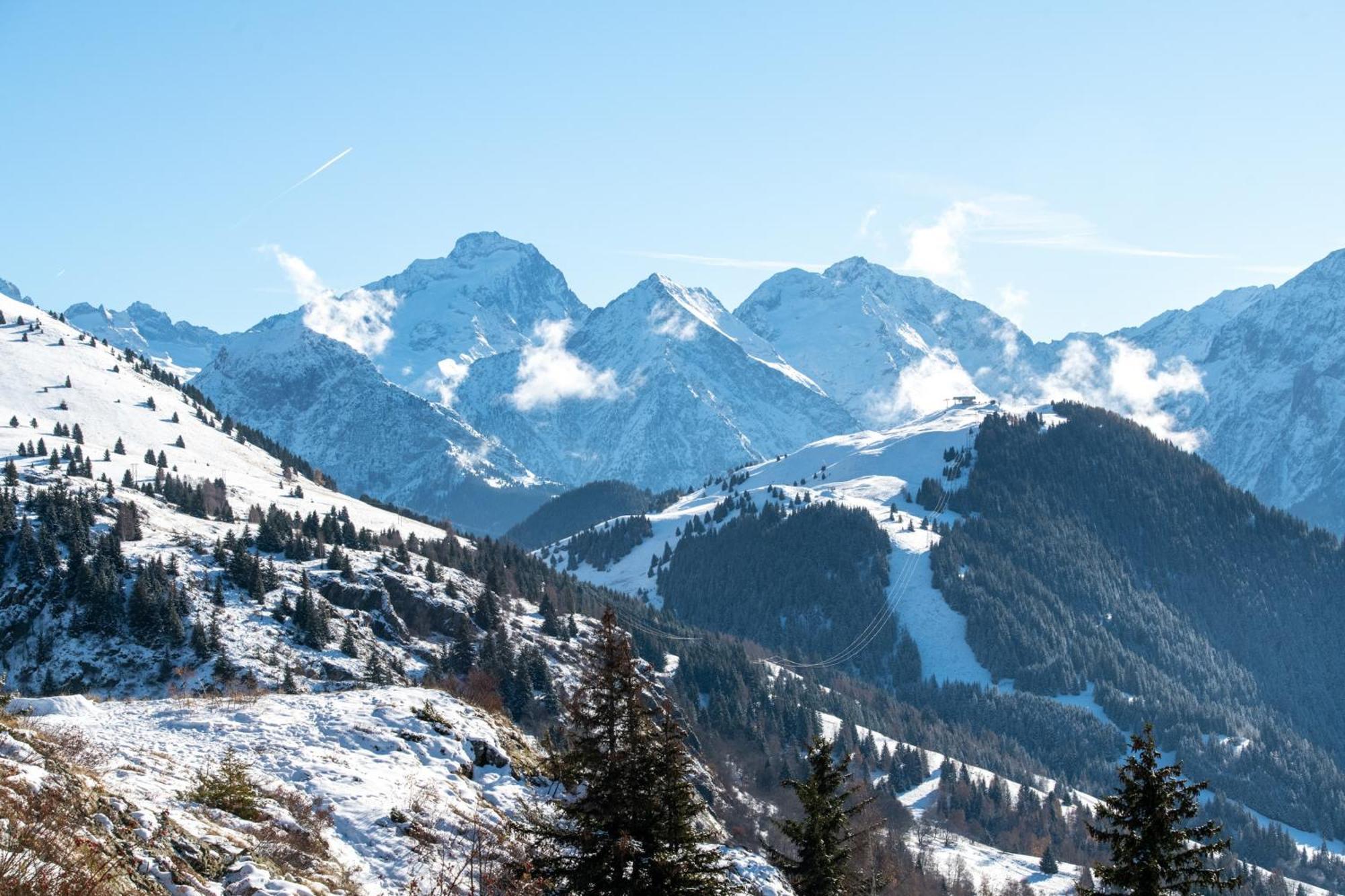 Appartement Confortable A L'Alpe D'Huez De 27 M² Avec Vue Montagne Екстериор снимка