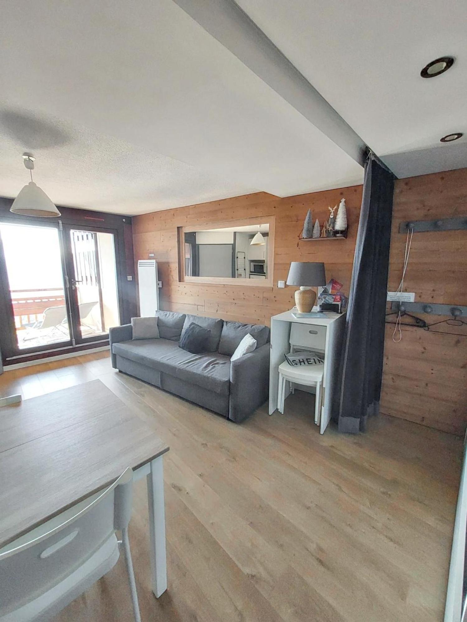 Appartement Confortable A L'Alpe D'Huez De 27 M² Avec Vue Montagne Екстериор снимка
